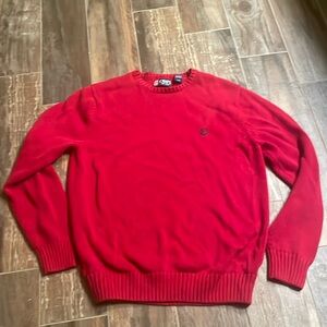 Chaps red sweater.